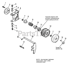 Allis-Chalmers 912 (1690655) - Allis-Chalmers Garden Tractor, 12hp PTO Cone Clutch Group