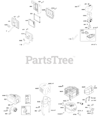 Briggs & Stratton 126392-0070-B8 - Briggs & Stratton Horizontal Engine