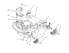 Lawn-Boy 10245 - Lawn-Boy Green Series Walk-Behind Mower (SN: 004900001 - 004999999) (1994)