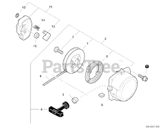 Echo EDR-260 - Echo Reversible Engine Drill (SN: E01807001001 - E01807999999) Starter