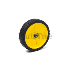 Snapper 7500544 Use 7500544yp: Wheel Assy 8x2 Idle Jd Trd Bb  Jd Yellow - image 1