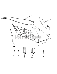 MTD 590-519-195 - MTD Pro Mulch Kit For 54" Deck