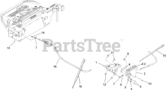 Exmark 116-8431 - Exmark Foot Operator Control Discharge Kit (SN: 411294212 - 413950473) (Rev A) (2022)