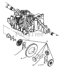 Toro 72042 (264-6) - Toro Yard Tractor (SN: 069000001 - 069999999) (1996) Differential Gear