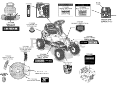 Craftsman 247.290000 (13B226JD099) - Craftsman R1000 Rear-Engine Riding Mower (2013)