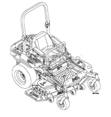 Exmark LZS801KA524 - Exmark 52" Lazer Z S-Series Zero-Turn Mower, Kawasaki FX801V (SN: 313000000 - 313999999) (2013)