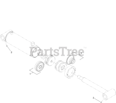 Toro 25501 E - Toro Backfill Blade Kit for RT1160 or RT1200 Trencher Hydraulic Cylinder Assembly No. 127-1797
