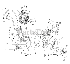 Parker 947105 - Parker 404cc Walk-Behind Blower (SN: 000101 & Above)