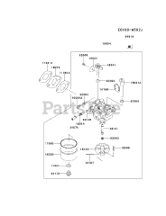 Kawasaki FJ180V-BS40 - Kawasaki Engine CARBURETOR