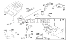 Briggs & Stratton 126702-7015-01 - Briggs & Stratton Vertical Engine Control Bracket Assy