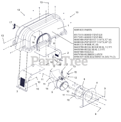Ariens 815046 - Ariens 42" Edge Bagger Kit (SN: 000101 & Above)