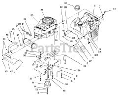 Toro 71217 (14-38 HXL) - Toro Lawn Tractor (SN: 069000001 - 069999999) (1996)