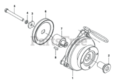 Cub Cadet 59A30046 (59A30046150) - Cub Cadet Power Assist Twin Bagger (2016 & After) Clutch Sub-Assembly