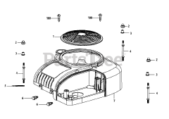 MTD 4P90HU - MTD Engine 4P90HU Engine Shroud