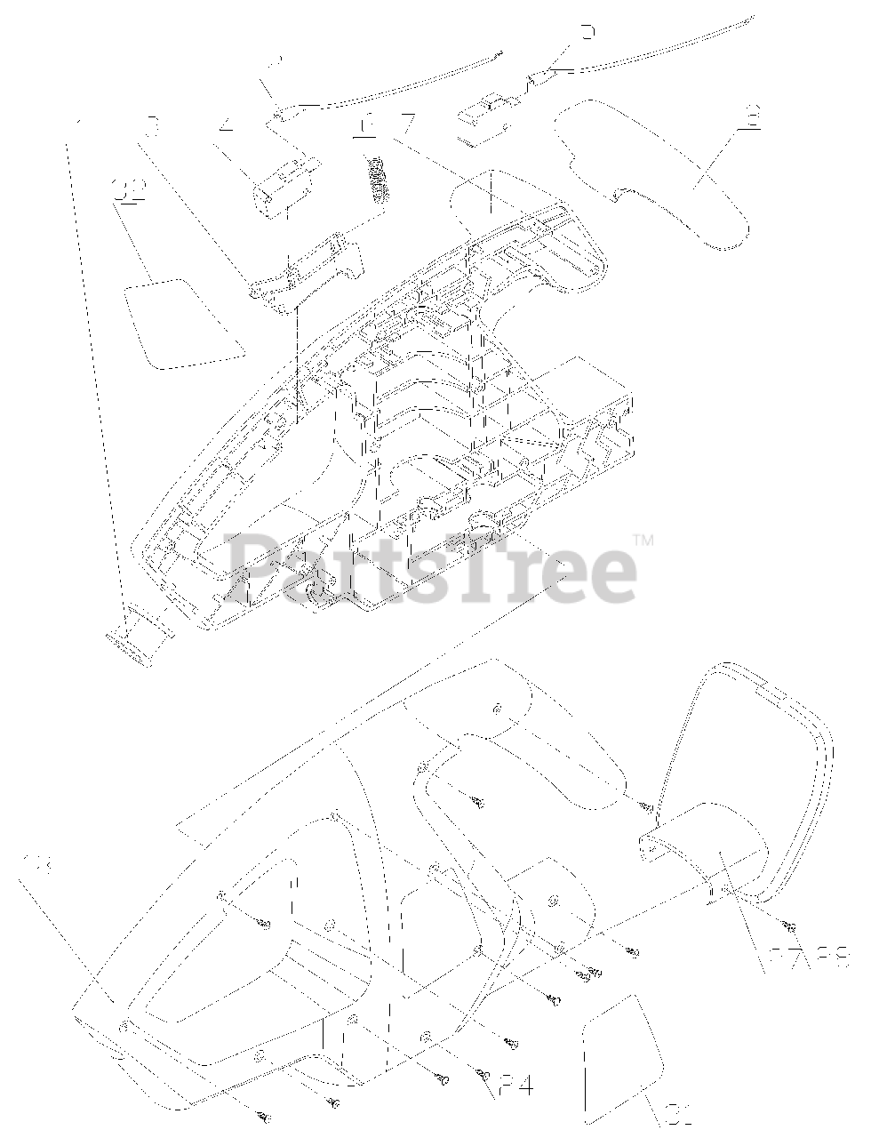 McCulloch MT 203A18 (41AFA18K977) McCulloch Hedge Trimmer, Electric