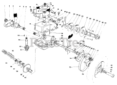 Toro 10502 - Toro 21" Rear Bagging Walk-Behind Mower (SN: 001000001 - 001999999) (1981) Gear Case Assembly