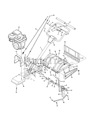 Craftsman 247.29930 (21AB40M1099) - Craftsman Tiller (2011) (Sears)