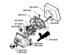 Husqvarna 40 - Husqvarna Chainsaw (1985-09) Air Filter/Carburetor