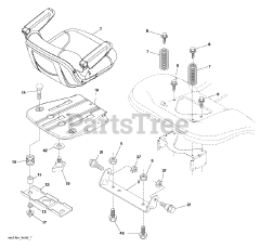 Poulan Pro PP 24VH54 (960420186-00) - Poulan Pro Lawn Tractor (2015-08)
