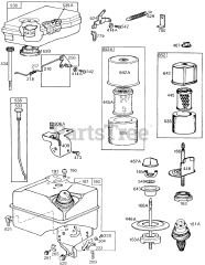 Briggs & Stratton 131232-0231-01 - Briggs & Stratton Horizontal Engine