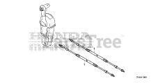 Honda BF175 AK1 XA (BAJJ) - Honda Marine Engine, Made in Japan (SN: BAJJ-1300001 - BAJJ-9999999) CABLE (SINGLE)