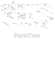Briggs & Stratton 356447-0168-H5 - Briggs & Stratton Horizontal Engine Controls Group