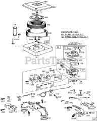 Briggs & Stratton 401437-0117-XX - Briggs & Stratton Horizontal Engine
