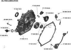 Kohler CH395-0108 - Kohler Command PRO Engine, Basic Version, 9.5hp, 7.1kW Oil Pan/Lubrication