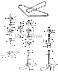 Simplicity 990285 - Simplicity 42" Mower Deck for Model 725 Mowers