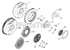 Kohler M8-301500 - Kohler Magnum Engine, Basic Version, 8hp, 6kW Flywheel 13-2-178 TP-2201-C