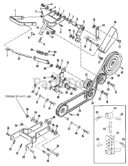 Homelite 990989 - Homelite Tiller Attachment Tiller Drive Group (3846I02)