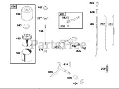 Briggs & Stratton 32K437-0112-01 - Briggs & Stratton Horizontal Engine