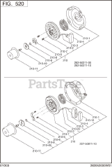 Subaru Robin EY203D60080 (EY20-3) - Subaru Robin Engine 520 Cooling &amp; Starting