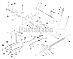 Husqvarna GTH 250 (954140104-B) - Husqvarna Garden Tractor (2000-03) Lift Assembly