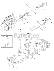 AGCO 2024 D (1693131) - AGCO 60" Garden Tractor, 24.5hp Diesel