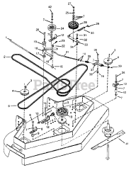 MTD 511-059E400 - MTD Walk-Behind Mower (1991) 48"