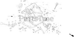Honda GC135 QHA1 (GCAJ) - Honda Engine, Made in Japan (SN: GCAJ-1000001 - GCAJ-9999999) CRANKCASE COVER