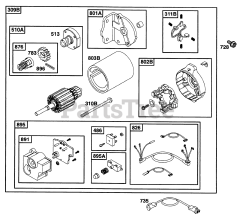 Briggs & Stratton 221432-2170-02 - Briggs & Stratton Horizontal Engine