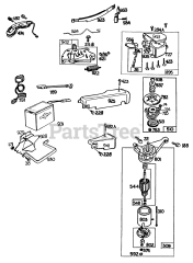 Briggs & Stratton 93507-5166-XX - Briggs & Stratton Vertical Engine Electric Start, Misc. Elect.