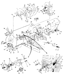 MTD 19930-9 - MTD 40" Snow Thrower Attachment (1989)