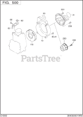 Subaru Robin EH092D10000 (EH092) - Subaru Robin Rammer Engine 500 Cooling &amp; Starting