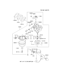 Kawasaki FJ180V-AS25 - Kawasaki Engine CARBURETOR