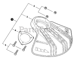Echo 99944200601 - Echo Brushcutter Attachment (SN: U02600001001 - U02600999999)
