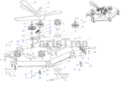 Cub Cadet ZTX4-60 KH FAB (47RSAAA8010) - Cub Cadet Ultima 60" Zero-Turn Mower, Fab Deck, Kohler (2021) Deck