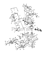 Craftsman 18A-708-099 - Craftsman Walk-Behind Mower, Electric (1997) (Sears)