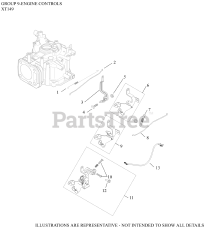 Kohler XT149-0011 - Kohler Courage XT-6 Series Engine, Basic Version, 149cc 09 Engine Controls