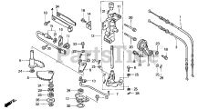 Honda BF130 A2 XA (BZBE) - Honda Marine Engine, Made in Japan (SN: BZBE-1300001 - BZBE-1400000) SHIFT SHAFT