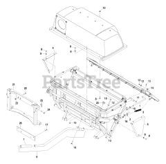 Exmark Ultra Vac - Exmark Ultra Vac QDS Bagger for Lazer Z HP Mower (SN: 510000 - 599999) (2005)