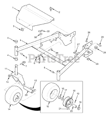 Scag SWMU-61A - Scag Ultimate Walk-Behind 61" Mower Deck (SN: 9210001 - 9219999)
