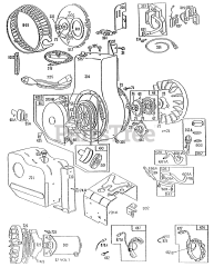 Briggs & Stratton 170407-2355-XX - Briggs & Stratton Horizontal Engine